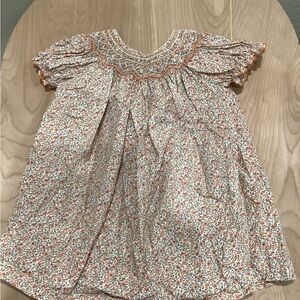 Petit Bebe | Dresses | Floral Smocked Fall Dress | Poshmark